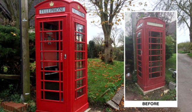 Renovated phone box (cropped)